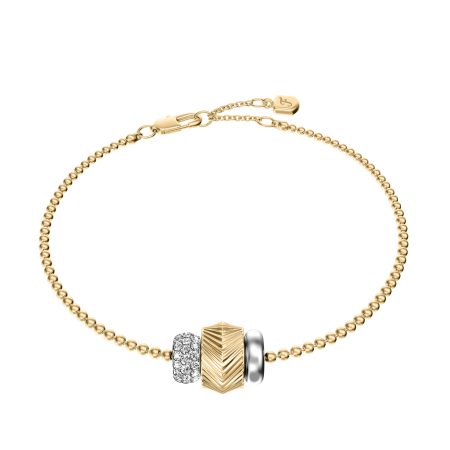 Fossil Harlow Rondelles Two-Tone Stainless Steel Station Bracelet - Preorder
