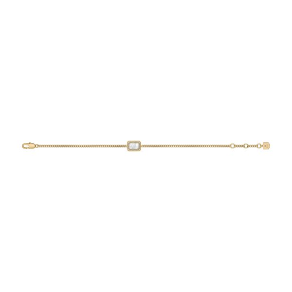 Fossil Raquel Glitz White Mother-of-Pearl Station Bracelet - Preorder