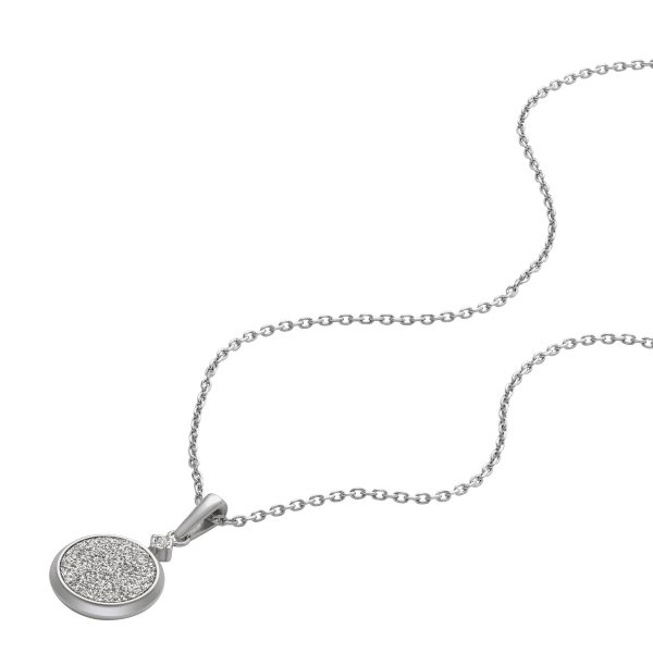 Fossil Core Gifts Stainless Steel Stud Earrings and Necklace Set - Preorder