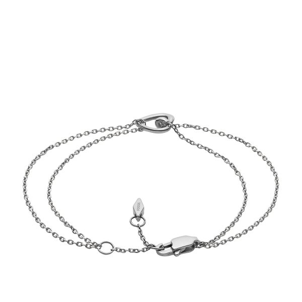Fossil Sawyer Stainless Steel Chain Bracelet - Preorder