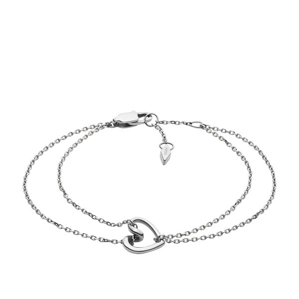 Fossil Sawyer Stainless Steel Chain Bracelet - Preorder