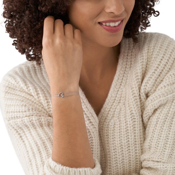 Fossil Sawyer Stainless Steel Chain Bracelet - Preorder