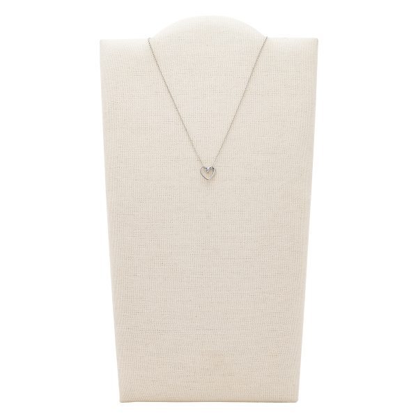 Fossil Sawyer Stainless Steel Pendant Necklace - Preorder