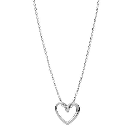 Fossil Sawyer Stainless Steel Pendant Necklace - Preorder