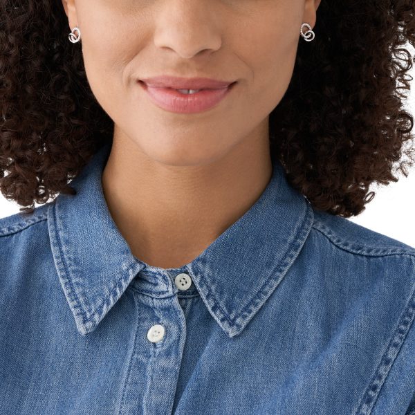 Fossil Stainless Steel Stud Earrings - Preorder