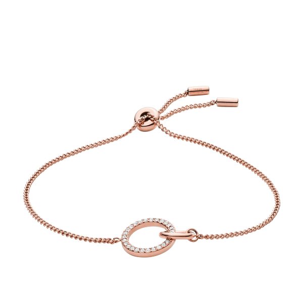 Fossil Rose Gold-Tone Stainless Steel Chain Bracelet - Preorder