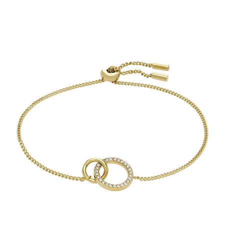 Fossil Hazel Icons Gold-Tone Stainless Steel Chain Bracelet - Preorder