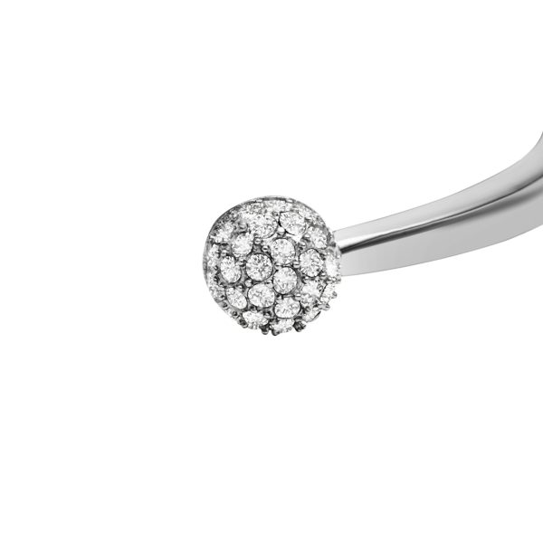 Fossil Hazel Glitz Cuff Stainless Steel Cuff Bracelet - Preorder