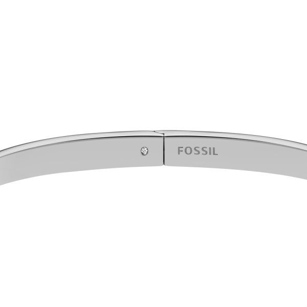 Fossil Hazel Glitz Cuff Stainless Steel Cuff Bracelet - Preorder