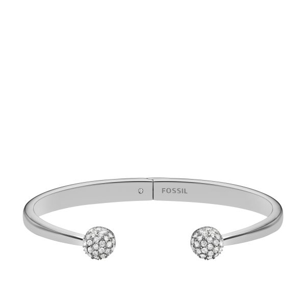Fossil Hazel Glitz Cuff Stainless Steel Cuff Bracelet - Preorder