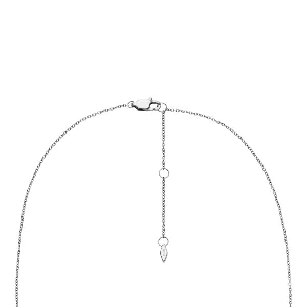 Fossil Hazel Paper Glitz Stainless Steel Station Necklace - Preorder
