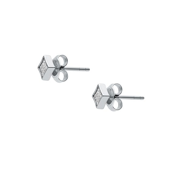 Fossil Hazel Paper Glitz Stainless Steel Stud Earrings - Preorder