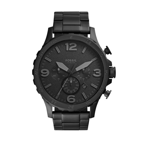 Fossil Nate 50mm Chronograph Stainless Steel Watch - Preorder