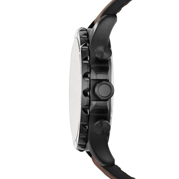 Fossil Nate 50mm Chronograph Leather Watch - Preorder