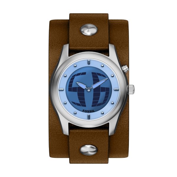 Fossil Y2K Big Tic 40mm Leather Watch - Preorder