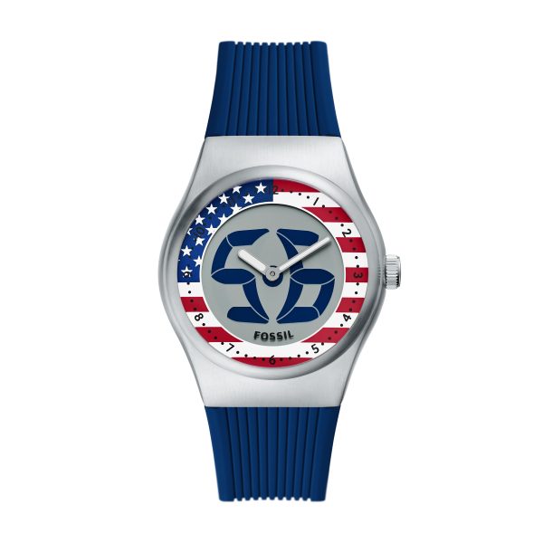 Fossil World Flags Big Tic 40mm USA Watch - Preorder