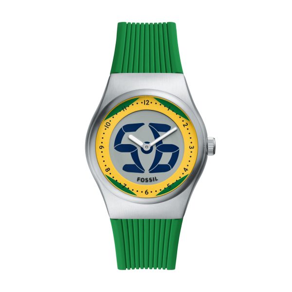Fossil World Flags Big Tic 40mm Brazil Watch - Preorder