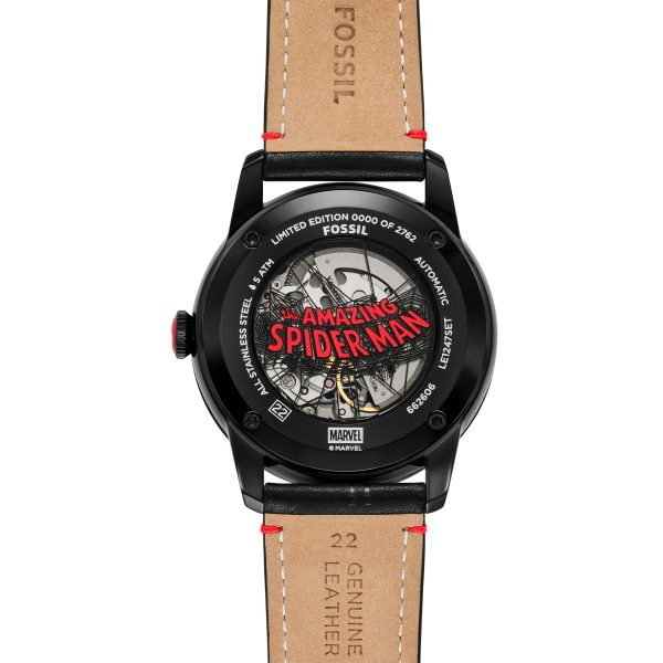 Fossil Marvel x Fossil Limited-Edition Spider-Man 42mm Automatic Watch - Preorder