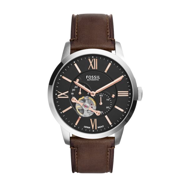 Fossil Townsman 45mm Automatic Leather Watch - Preorder