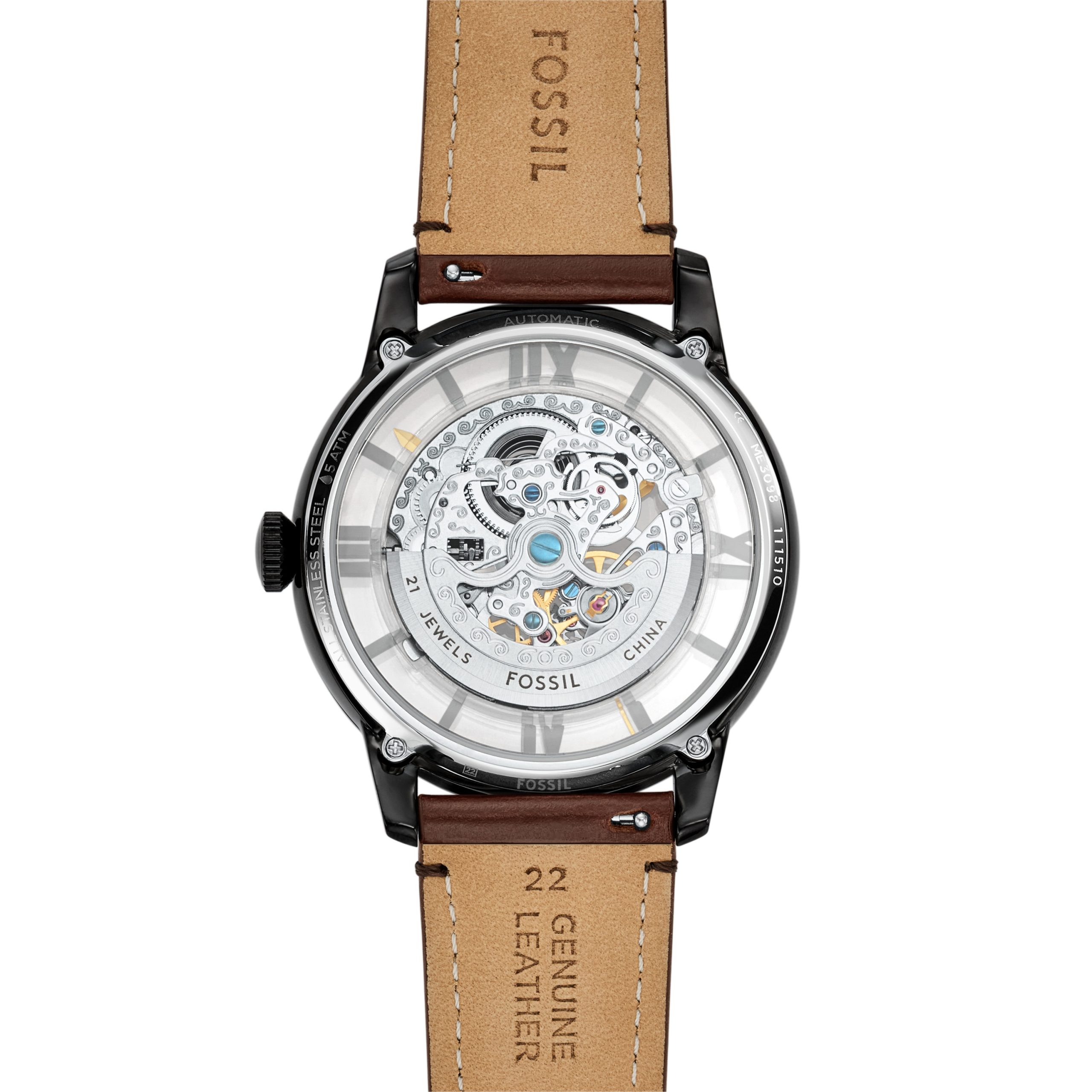 Fossil Townsman 44mm Automatic Leather Watch - Preorder - Image 7