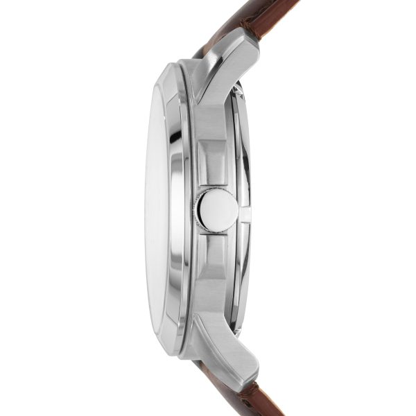 Fossil Grant 45mm Automatic Leather Watch - Preorder