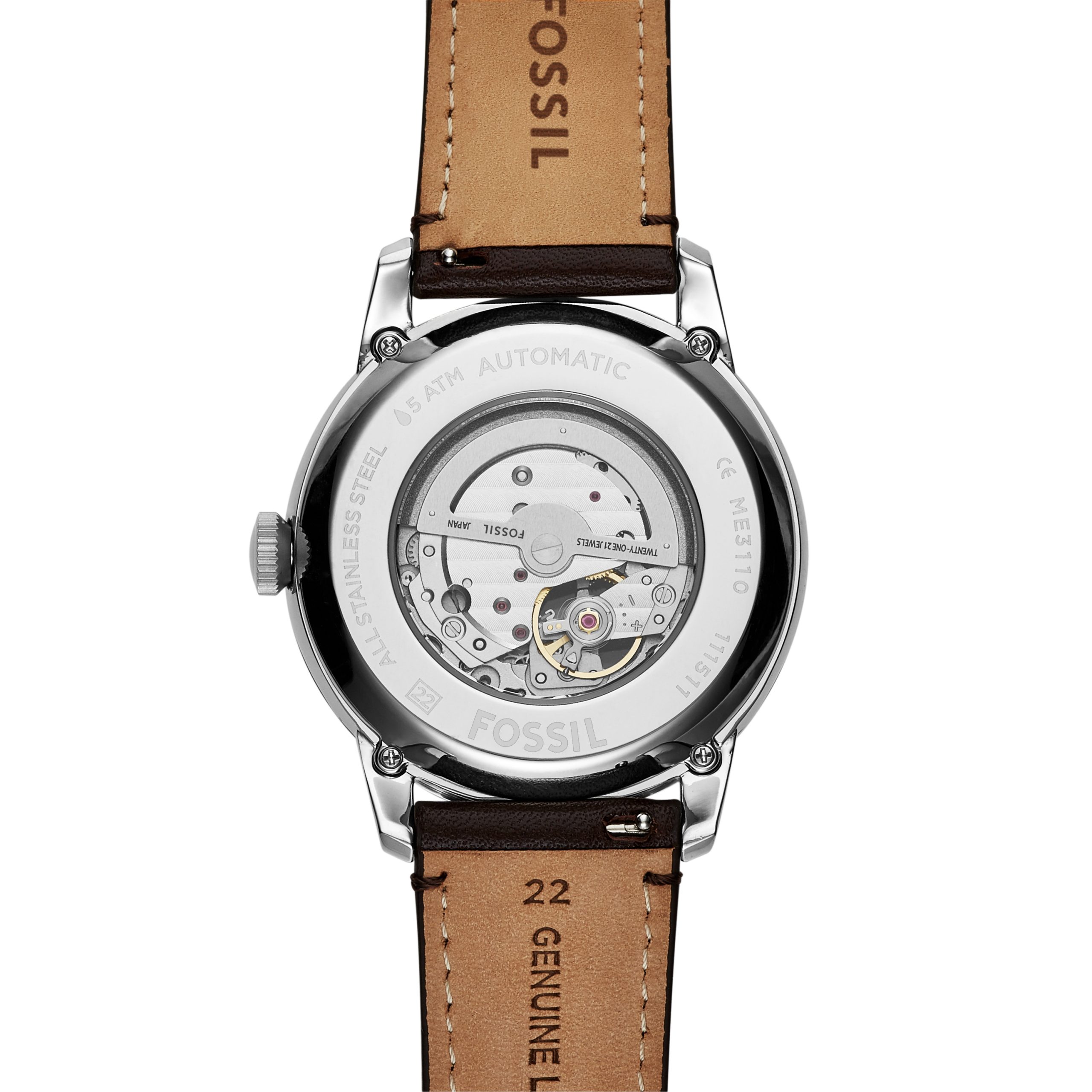 Fossil Townsman 44mm Automatic Leather Watch - Preorder - Image 13