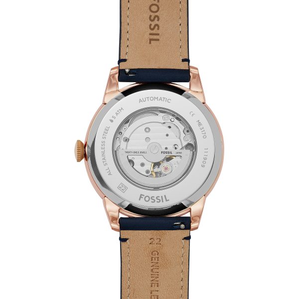 Fossil Townsman 44mm Automatic Leather Watch - Preorder