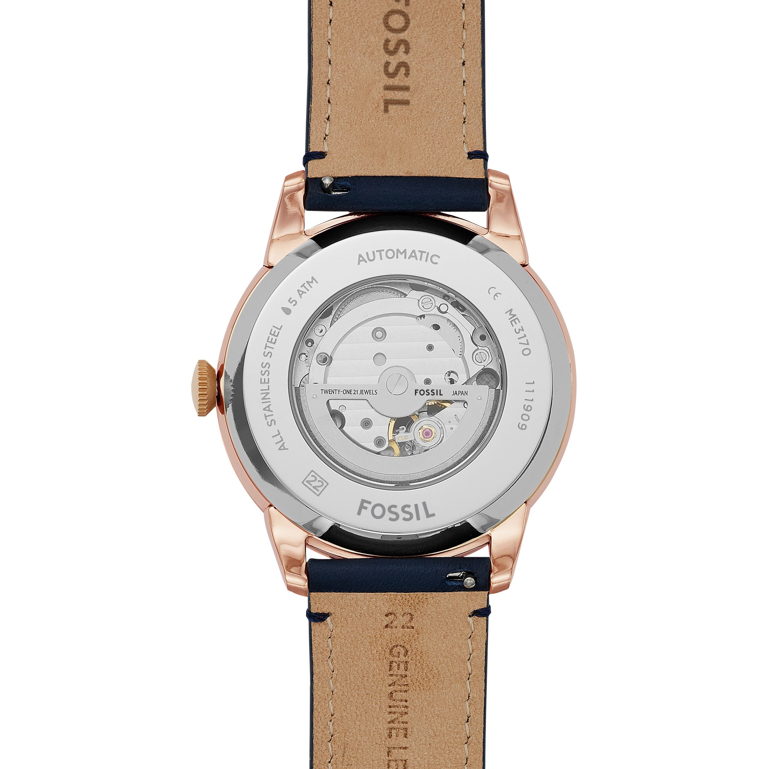 Fossil Townsman 44mm Automatic Leather Watch - Preorder - Image 11