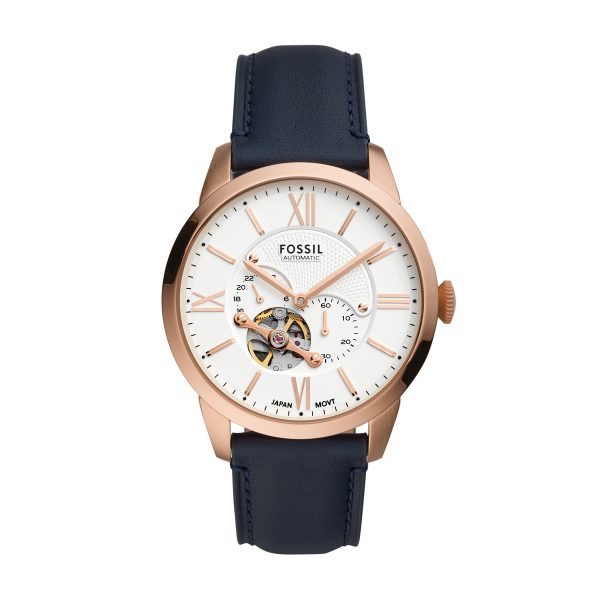 Fossil Townsman 44mm Automatic Leather Watch - Preorder