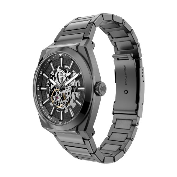 Fossil Everett 42mm Automatic Stainless Steel Watch - Preorder