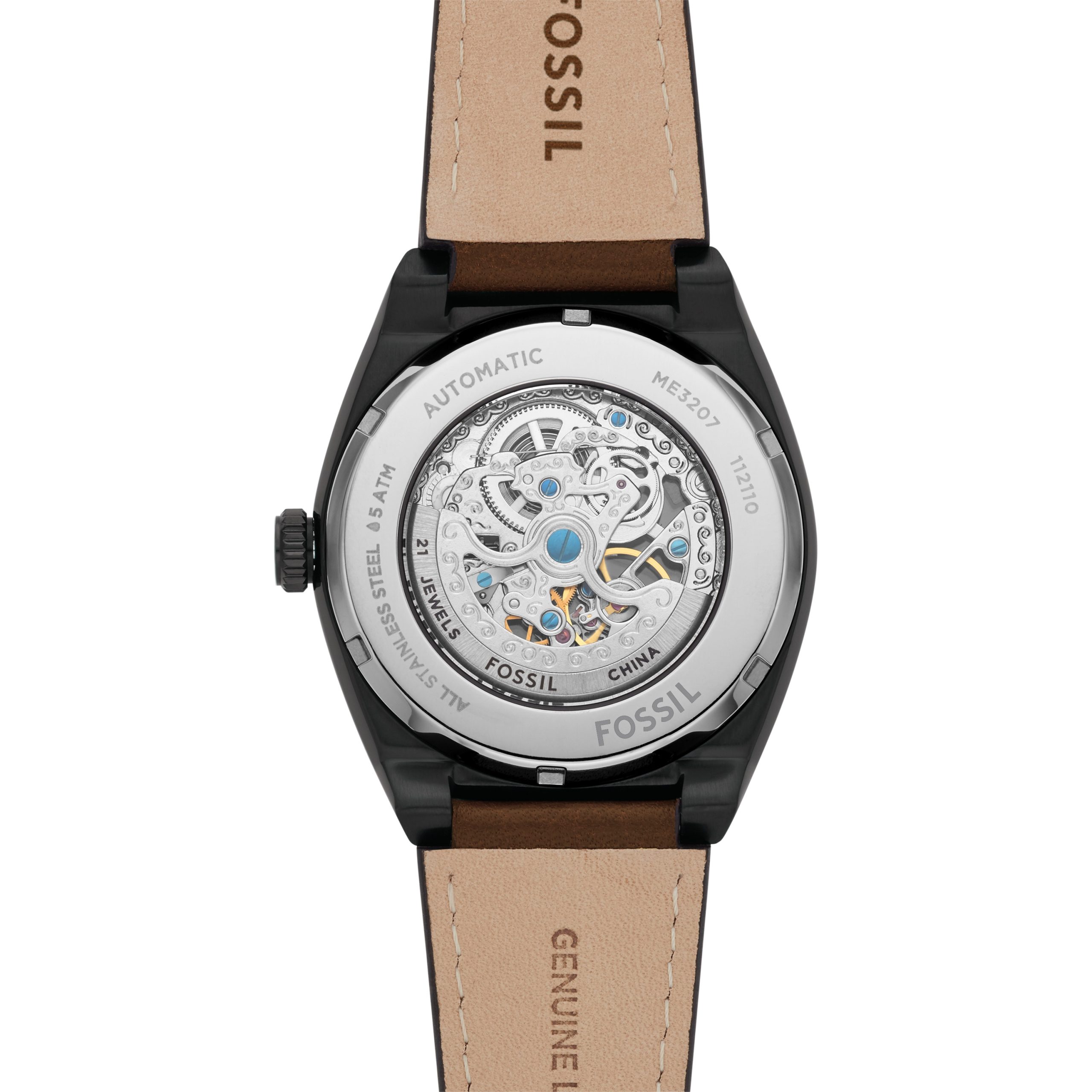 Fossil Everett 42mm Automatic LiteHide™ Leather Watch - Preorder - Image 8