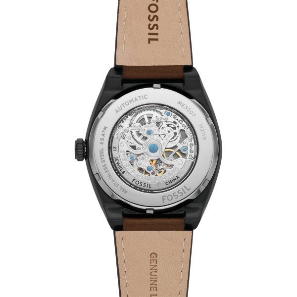 Fossil Everett 42mm Automatic LiteHide™ Leather Watch - Preorder