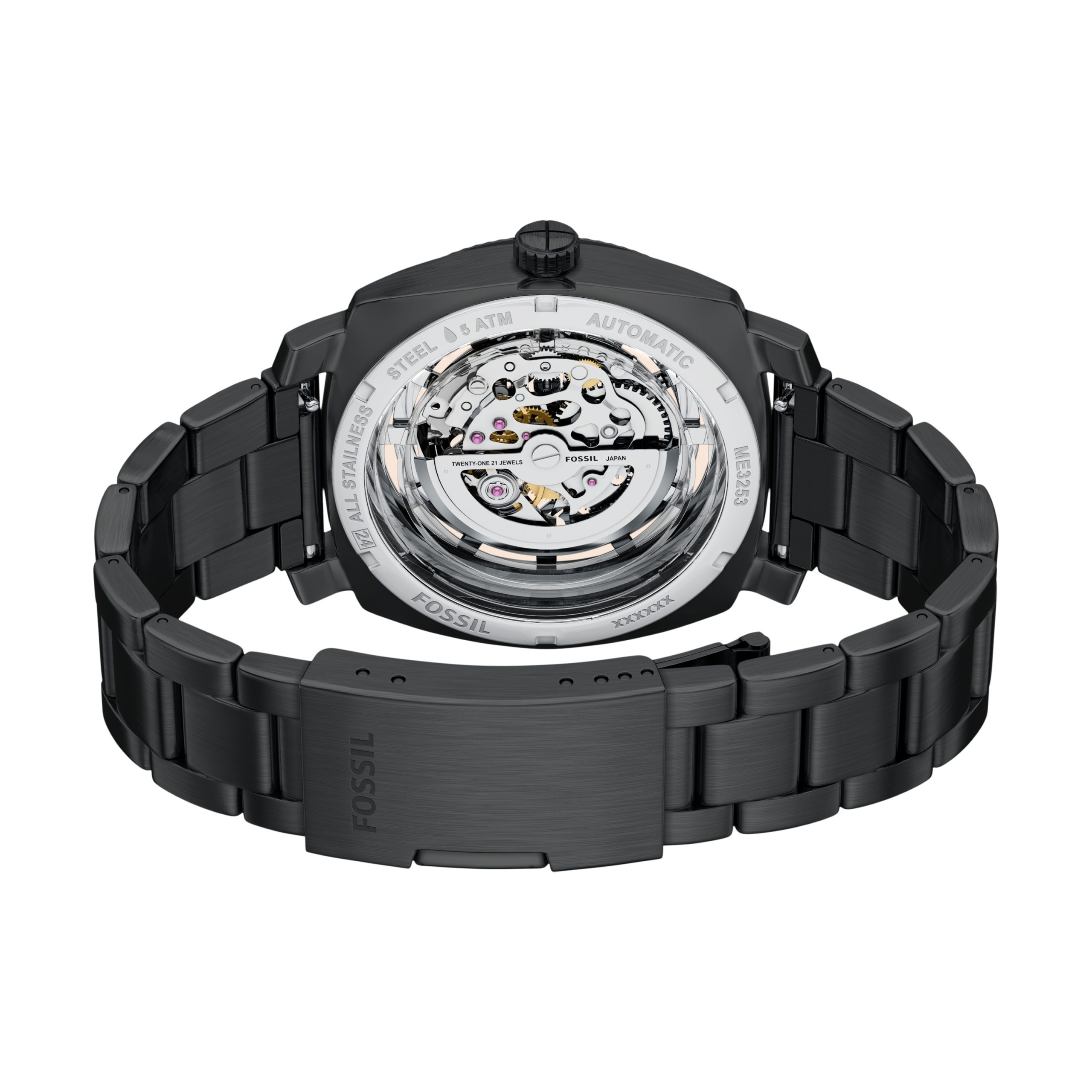 Fossil Machine 45mm Automatic Stainless Steel Watch - Preorder - Image 5