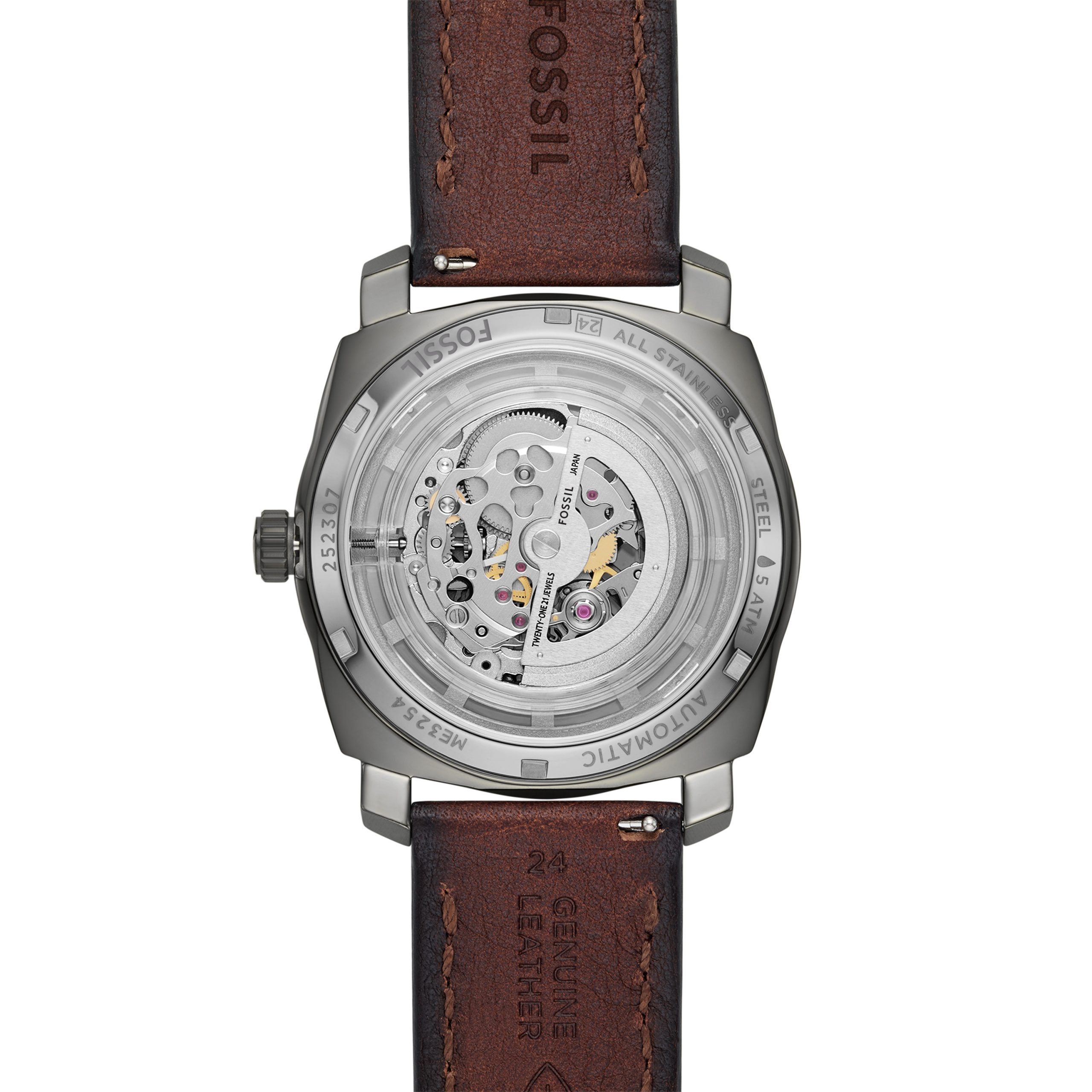 Fossil Machine 45mm Automatic LiteHide™ Leather Watch - Preorder - Image 8