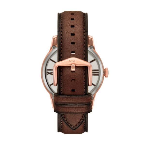 Fossil Townsman 44mm Automatic Leather Watch - Preorder