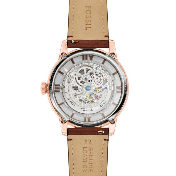 Fossil Townsman 44mm Automatic Leather Watch - Preorder