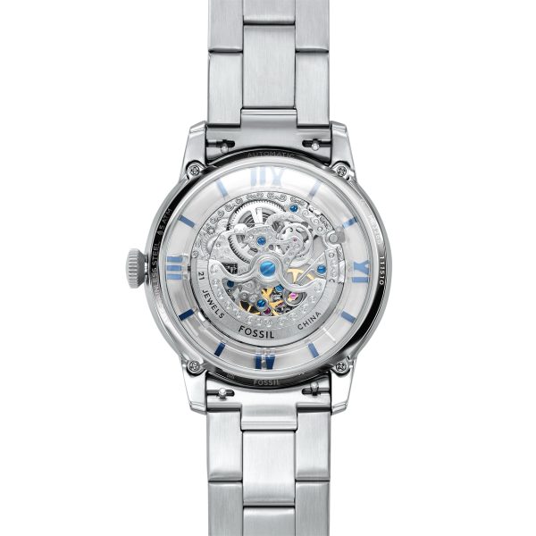 Fossil Townsman 44mm Automatic Stainless Steel Watch - Preorder