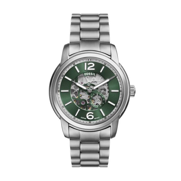 Fossil Heritage 43mm Automatic Stainless Steel Watch - Preorder