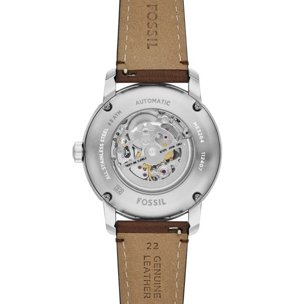 Fossil Heritage 43mm Automatic Leather Watch - Preorder
