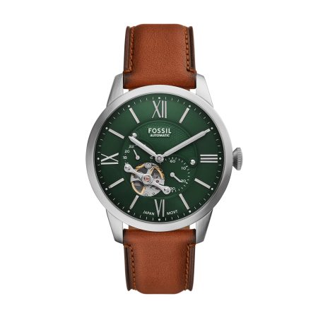 Fossil Townsman 44mm Automatic Leather Watch - Preorder