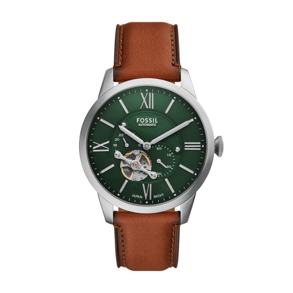 Fossil Townsman 44mm Automatic Leather Watch - Preorder