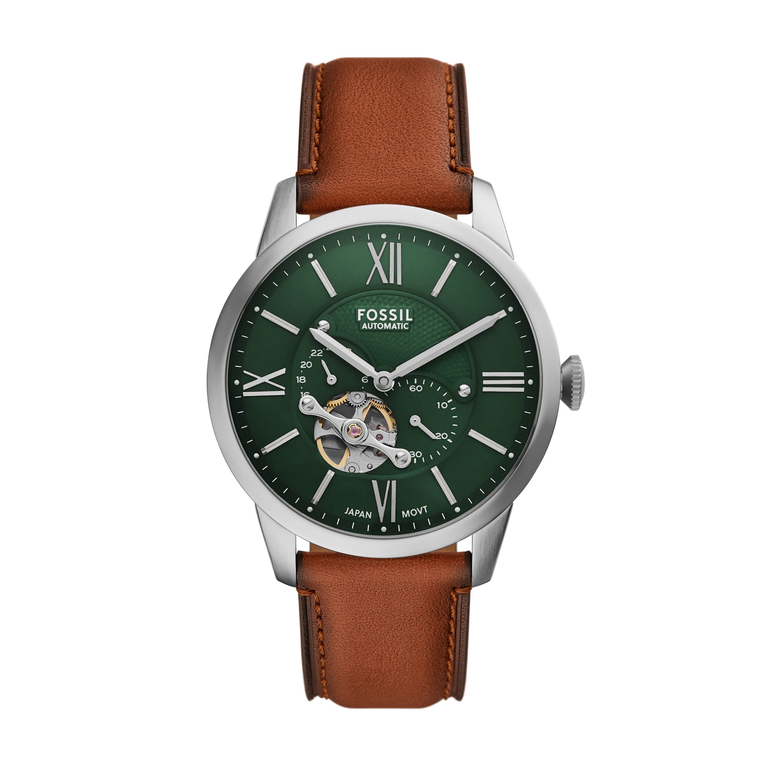 Fossil Townsman 44mm Automatic Leather Watch - Preorder