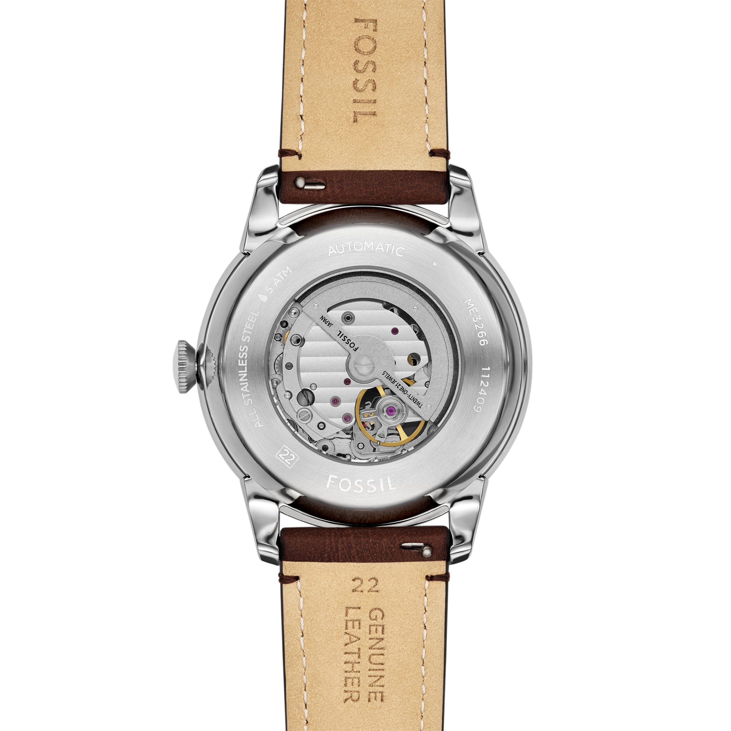 Fossil Townsman 44mm Automatic Leather Watch - Preorder - Image 26