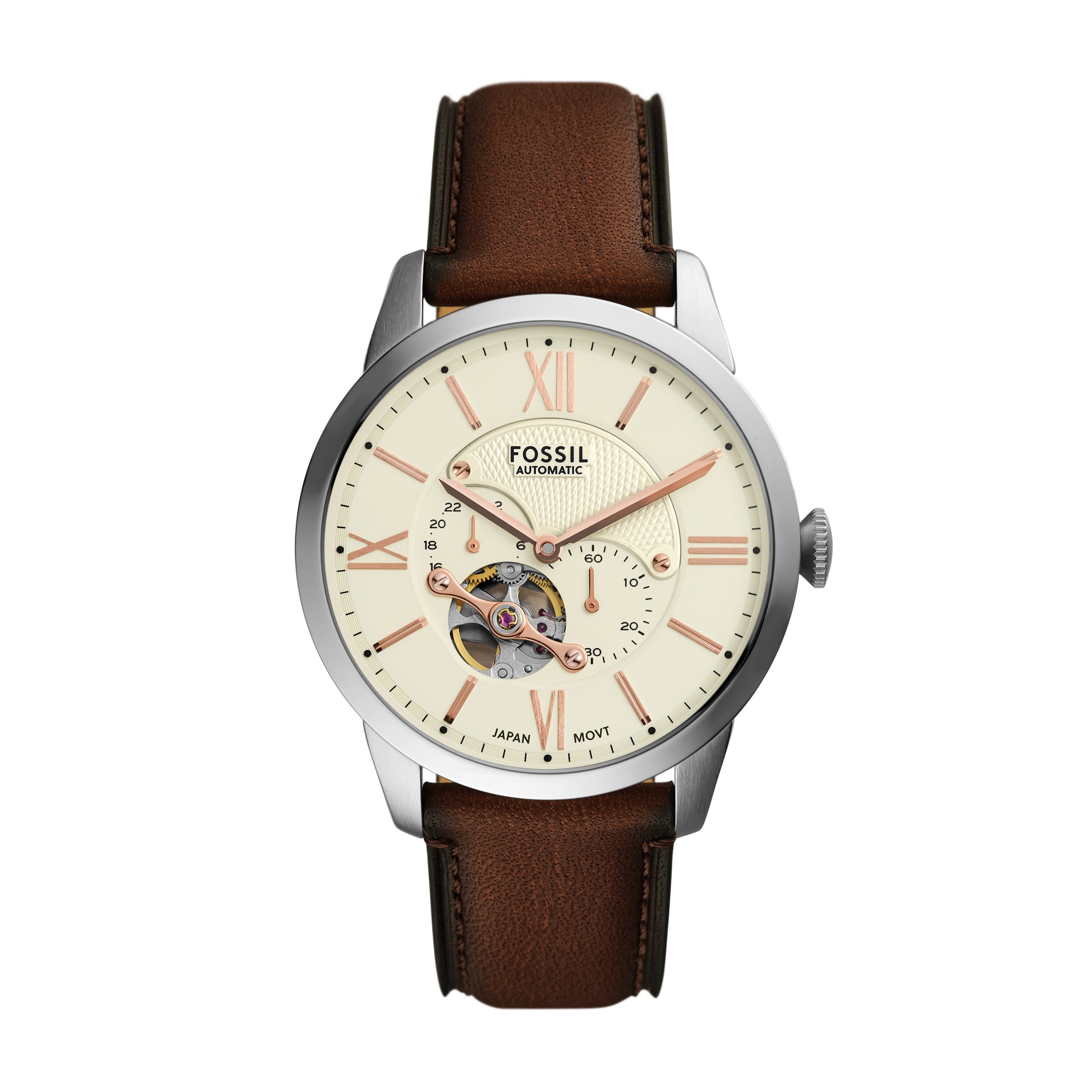 Fossil Townsman 44mm Automatic Leather Watch - Preorder - Image 55