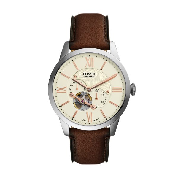 Fossil Townsman 44mm Automatic Leather Watch - Preorder