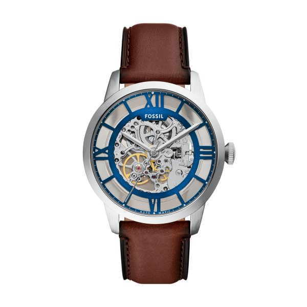Fossil Townsman 44mm Automatic Leather Watch - Preorder