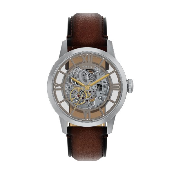 Fossil Townsman 44mm Automatic Leather Watch - Preorder