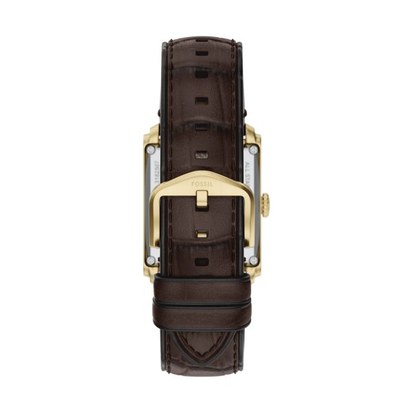 Fossil Carraway 30mm Automatic Croco Leather Watch - Preorder