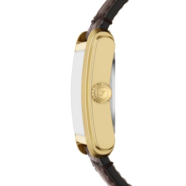 Fossil Carraway 30mm Automatic Croco Leather Watch - Preorder