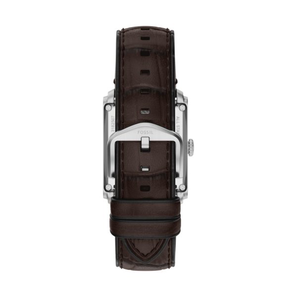 Fossil Carraway 30mm Automatic Croco Leather Watch - Preorder
